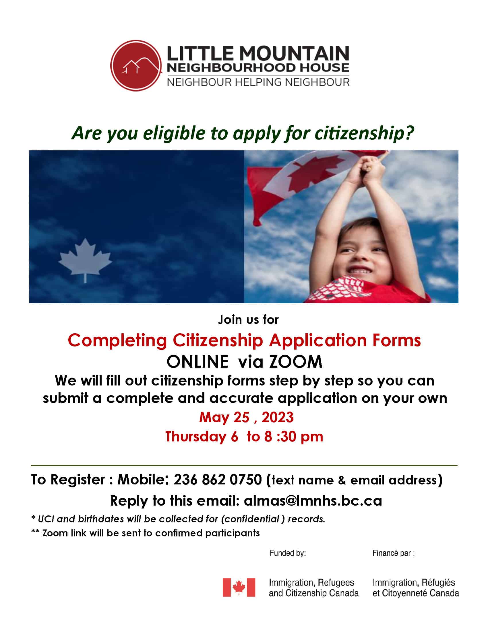 2023 Citizenship Application workshop2023